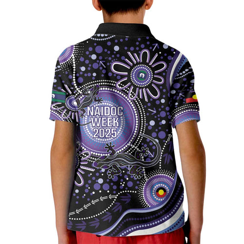Australia NAIDOC Week Kid Polo Shirt Happy 50th Anniversary Purple Version
