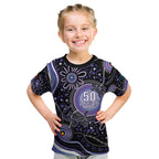Australia NAIDOC Week Kid T Shirt Happy 50th Anniversary Purple Version