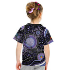 Australia NAIDOC Week Kid T Shirt Happy 50th Anniversary Purple Version