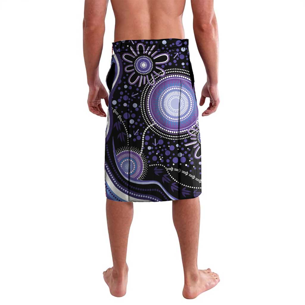 Australia NAIDOC Week Lavalava Happy 50th Anniversary Purple Version