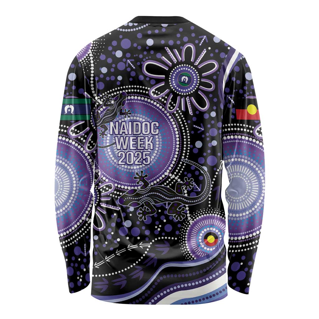 Australia NAIDOC Week Long Sleeve Shirt Happy 50th Anniversary Purple Version