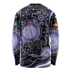 Australia NAIDOC Week Long Sleeve Shirt Happy 50th Anniversary Purple Version