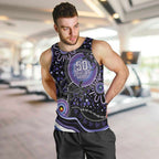 Australia NAIDOC Week Men Tank Top Happy 50th Anniversary Purple Version