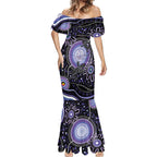 Australia NAIDOC Week Mermaid Dress Happy 50th Anniversary Purple Version