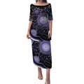Australia NAIDOC Week Puletasi Happy 50th Anniversary Purple Version