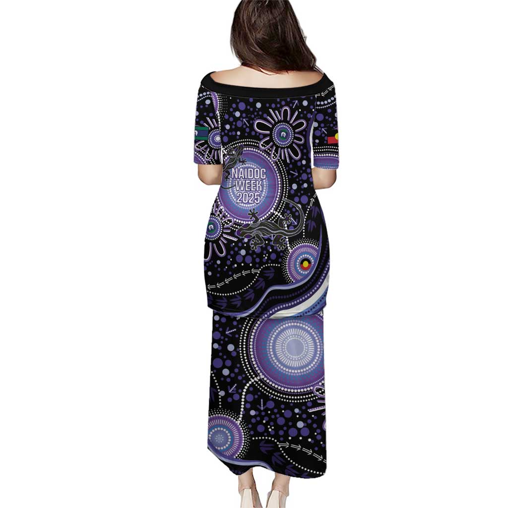 Australia NAIDOC Week Puletasi Happy 50th Anniversary Purple Version