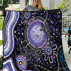 Australia NAIDOC Week Quilt Happy 50th Anniversary Purple Version