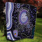 Australia NAIDOC Week Quilt Happy 50th Anniversary Purple Version