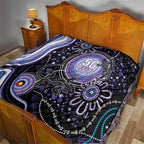 Australia NAIDOC Week Quilt Happy 50th Anniversary Purple Version