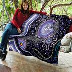 Australia NAIDOC Week Quilt Happy 50th Anniversary Purple Version