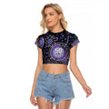 Australia NAIDOC Week Raglan Cropped T Shirt Happy 50th Anniversary Purple Version