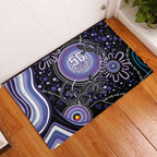 Australia NAIDOC Week Rubber Doormat Happy 50th Anniversary Purple Version