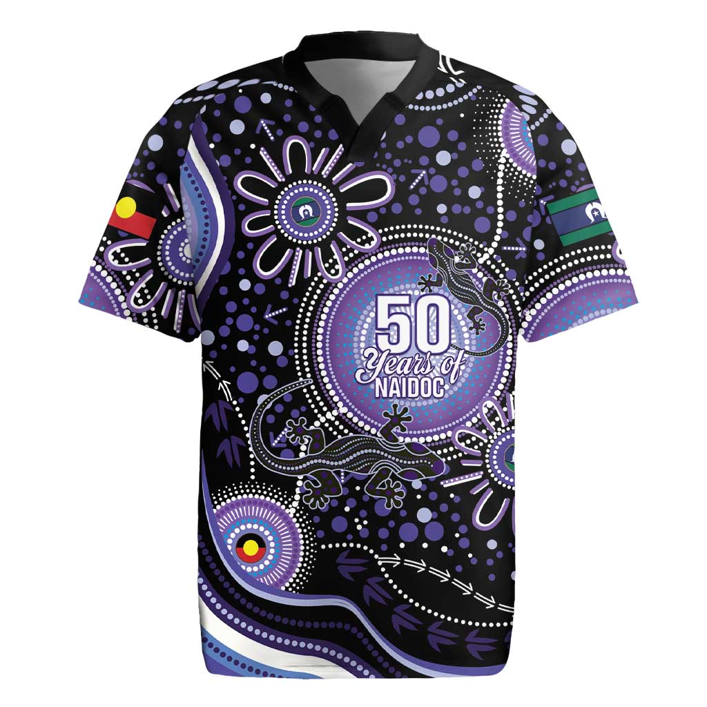 Australia NAIDOC Week Rugby Jersey Happy 50th Anniversary Purple Version