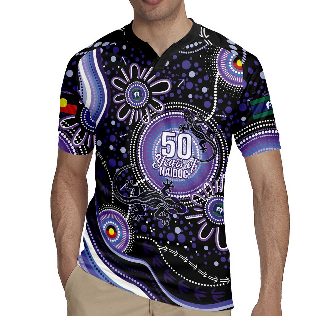 Australia NAIDOC Week Rugby Jersey Happy 50th Anniversary Purple Version
