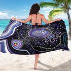 Australia NAIDOC Week Sarong Happy 50th Anniversary Purple Version