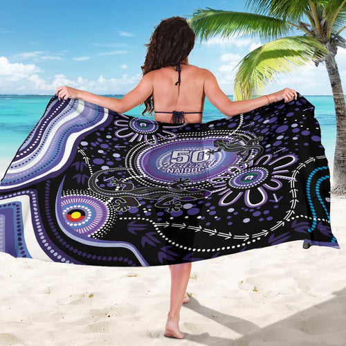 Australia NAIDOC Week Sarong Happy 50th Anniversary Purple Version
