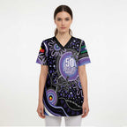 Australia NAIDOC Week Scrub Top Happy 50th Anniversary Purple Version - Aussie Hoodie
