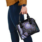 Australia NAIDOC Week Shoulder Handbag Happy 50th Anniversary Purple Version