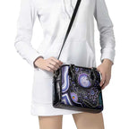 Australia NAIDOC Week Shoulder Handbag Happy 50th Anniversary Purple Version