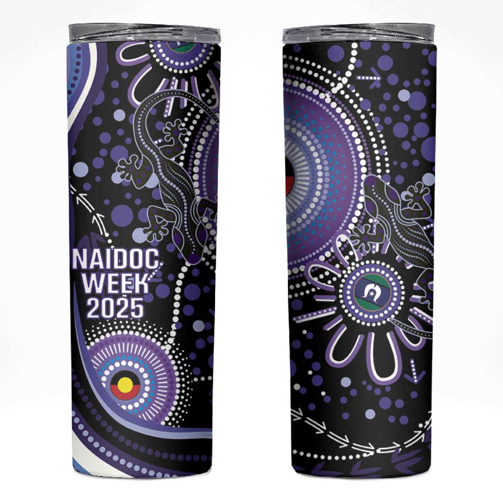 Australia NAIDOC Week Skinny Tumbler Happy 50th Anniversary Purple Version