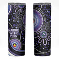 Australia NAIDOC Week Skinny Tumbler Happy 50th Anniversary Purple Version