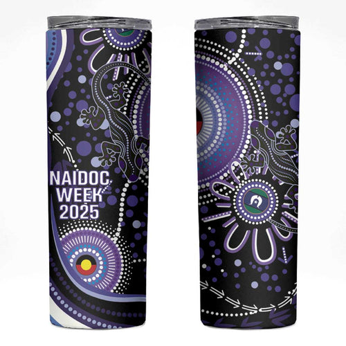 Australia NAIDOC Week Skinny Tumbler Happy 50th Anniversary Purple Version