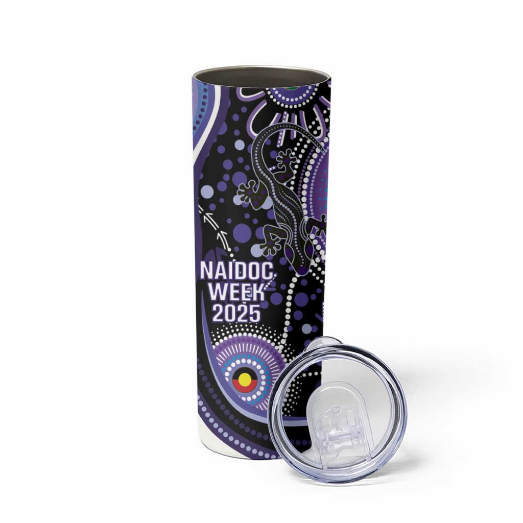 Australia NAIDOC Week Skinny Tumbler Happy 50th Anniversary Purple Version