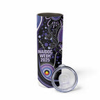 Australia NAIDOC Week Skinny Tumbler Happy 50th Anniversary Purple Version