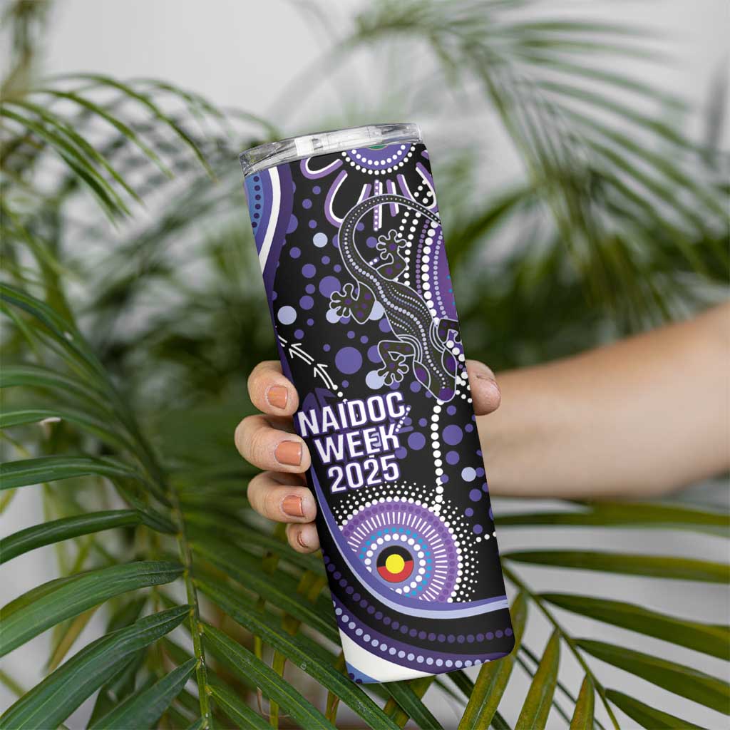 Australia NAIDOC Week Skinny Tumbler Happy 50th Anniversary Purple Version