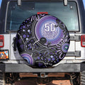 Australia NAIDOC Week Spare Tire Cover Happy 50th Anniversary Purple Version