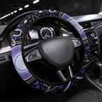 Australia NAIDOC Week Steering Wheel Cover Happy 50th Anniversary Purple Version