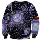 Australia NAIDOC Week Sweatshirt Happy 50th Anniversary Purple Version