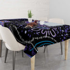 Australia NAIDOC Week Tablecloth Happy 50th Anniversary Purple Version