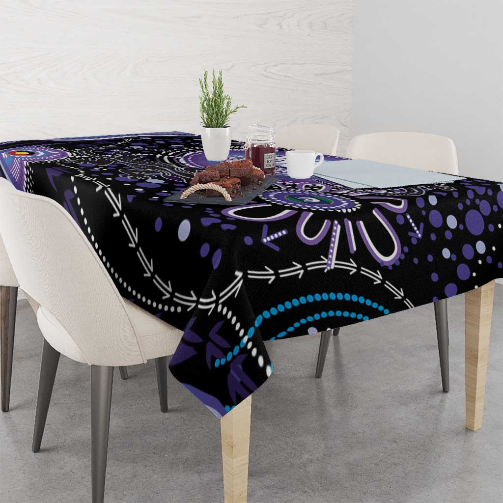 Australia NAIDOC Week Tablecloth Happy 50th Anniversary Purple Version