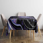 Australia NAIDOC Week Tablecloth Happy 50th Anniversary Purple Version