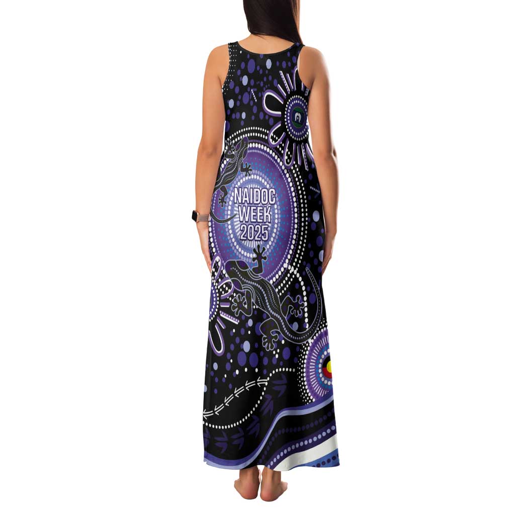 Australia NAIDOC Week Tank Maxi Dress Happy 50th Anniversary Purple Version