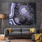 Australia NAIDOC Week Tapestry Happy 50th Anniversary Purple Version