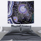 Australia NAIDOC Week Tapestry Happy 50th Anniversary Purple Version