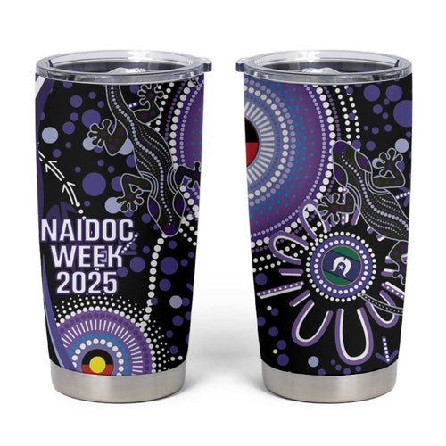 Australia NAIDOC Week Tumbler Cup Happy 50th Anniversary Purple Version