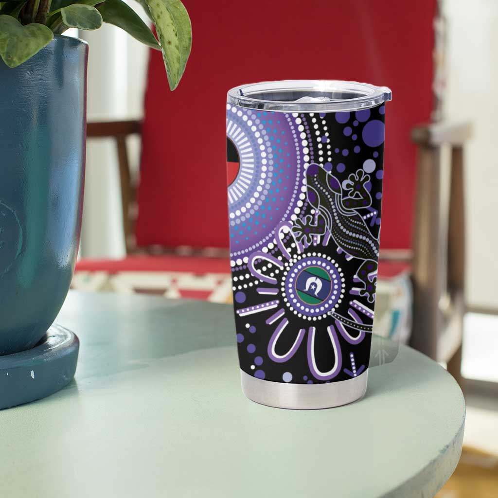 Australia NAIDOC Week Tumbler Cup Happy 50th Anniversary Purple Version