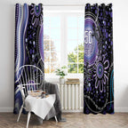 Australia NAIDOC Week Window Curtain Happy 50th Anniversary Purple Version