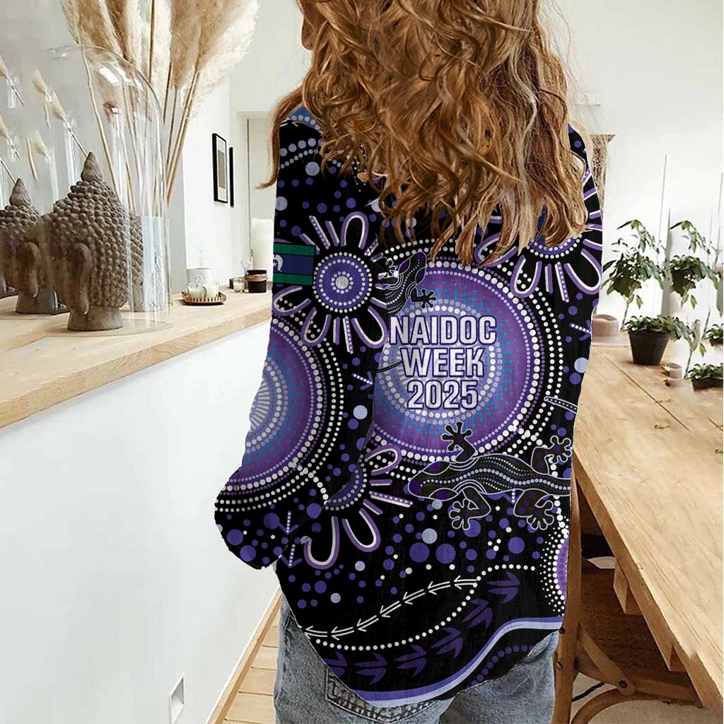 Australia NAIDOC Week Women Casual Shirt Happy 50th Anniversary Purple Version