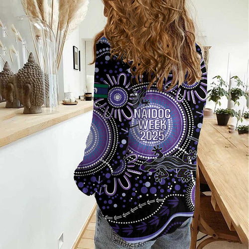 Australia NAIDOC Week Women Casual Shirt Happy 50th Anniversary Purple Version