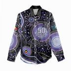 Australia NAIDOC Week Women Casual Shirt Happy 50th Anniversary Purple Version