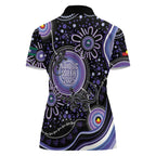 Australia NAIDOC Week Women Polo Shirt Happy 50th Anniversary Purple Version