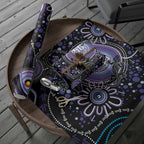 Australia NAIDOC Week Wrapping Paper Happy 50th Anniversary Purple Version - Aussie Hoodie