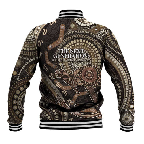 Australia NAIDOC Week 2025 Baseball Jacket Boomerang Kangaroo Indigenous Art