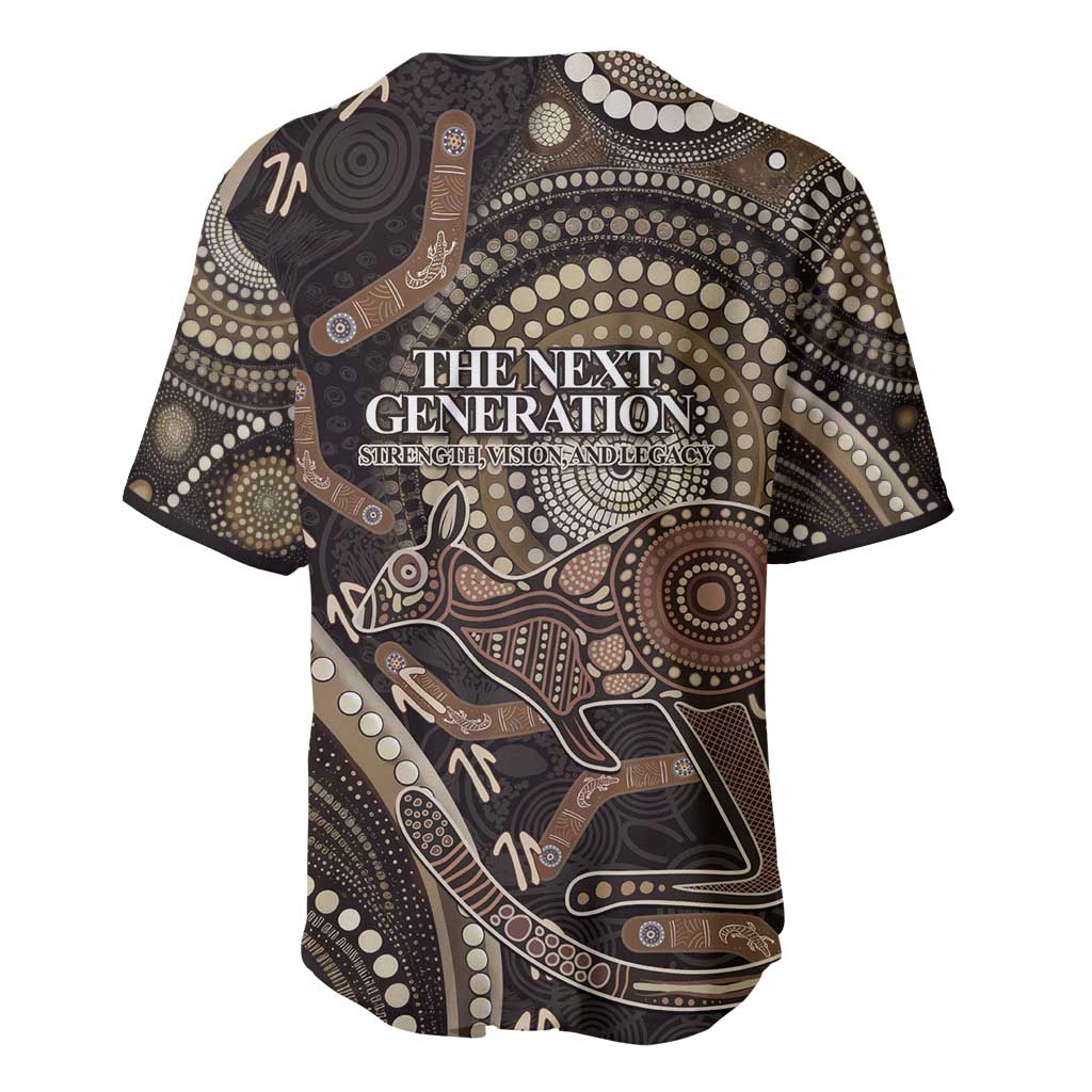 Australia NAIDOC Week 2025 Baseball Jersey Boomerang Kangaroo Indigenous Art