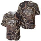 Australia NAIDOC Week 2025 Baseball Jersey Boomerang Kangaroo Indigenous Art