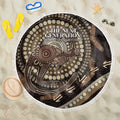 Australia NAIDOC Week 2025 Beach Blanket Boomerang Kangaroo Indigenous Art